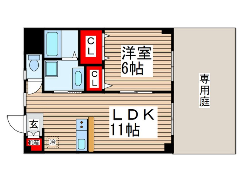 間取図 蔵屋マンション第二