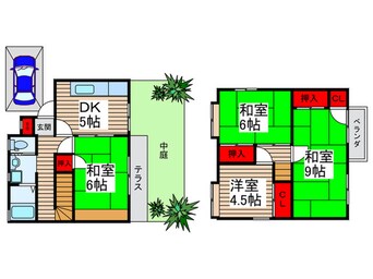 間取図 松飛台戸建