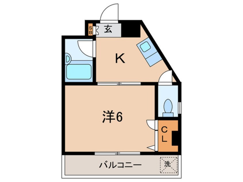 間取図 メゾンボヌ－ル