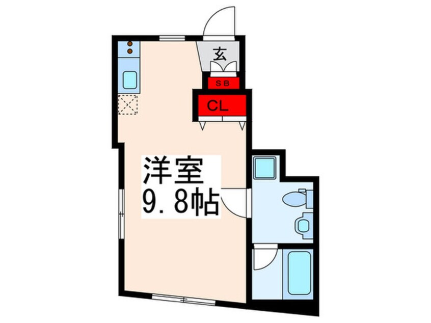 間取図 プルメリア町屋