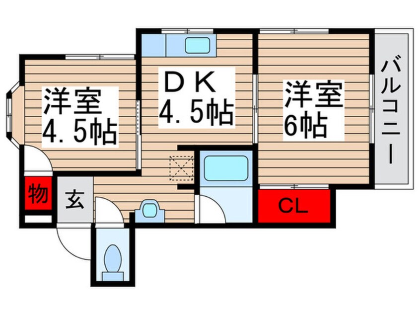 間取図 ハイツ斉木