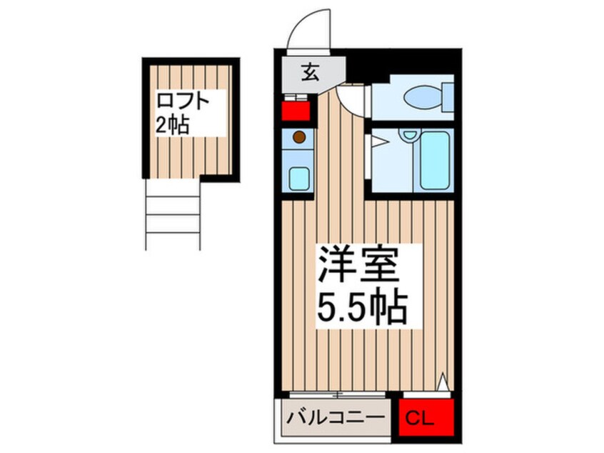 間取図 アドミラブールＦ