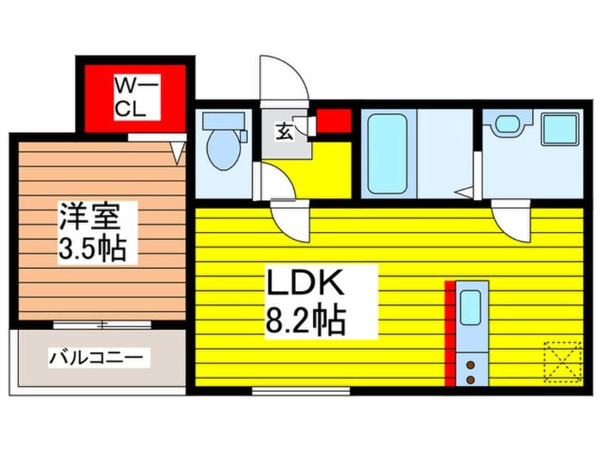 間取図 サン・ルミナス