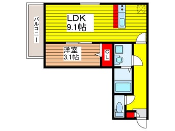 間取図 サン・ルミナス