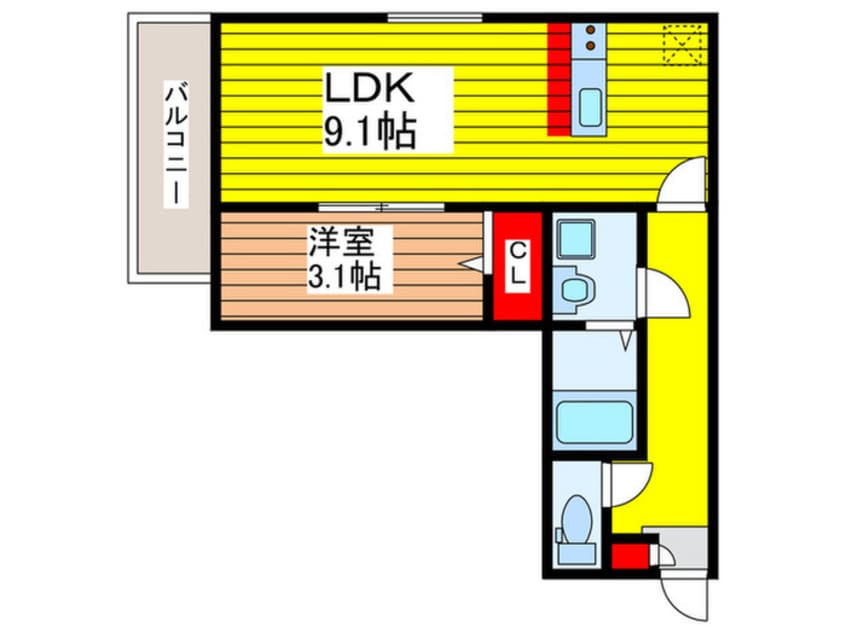 間取図 サン・ルミナス
