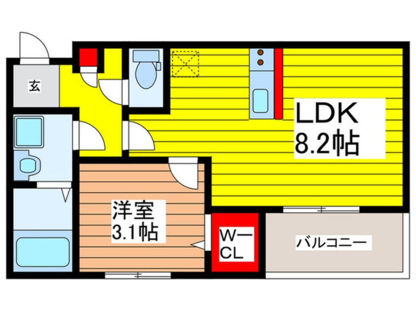 間取図 サン・ルミナス