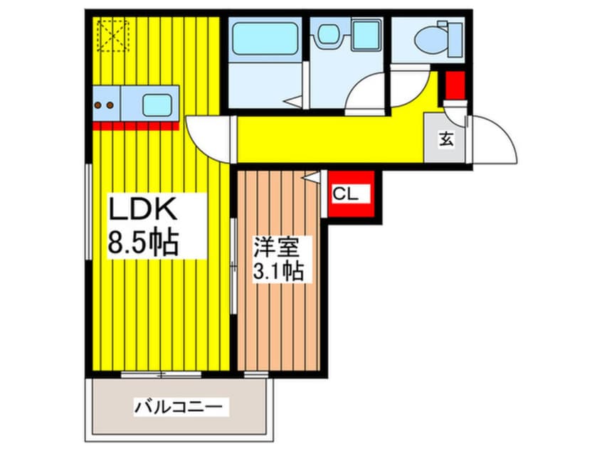 間取図 サン・ルミナス