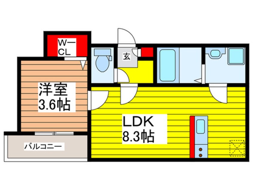 間取図 サン・ルミナス