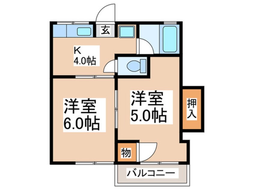 間取図 三栄ハウス（三保町）