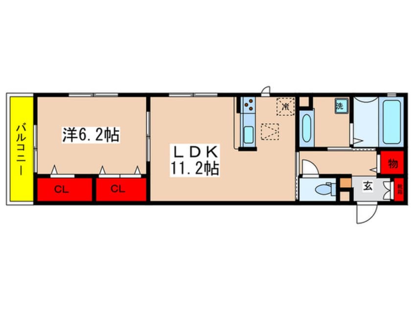 間取図 ラフィ－ネ