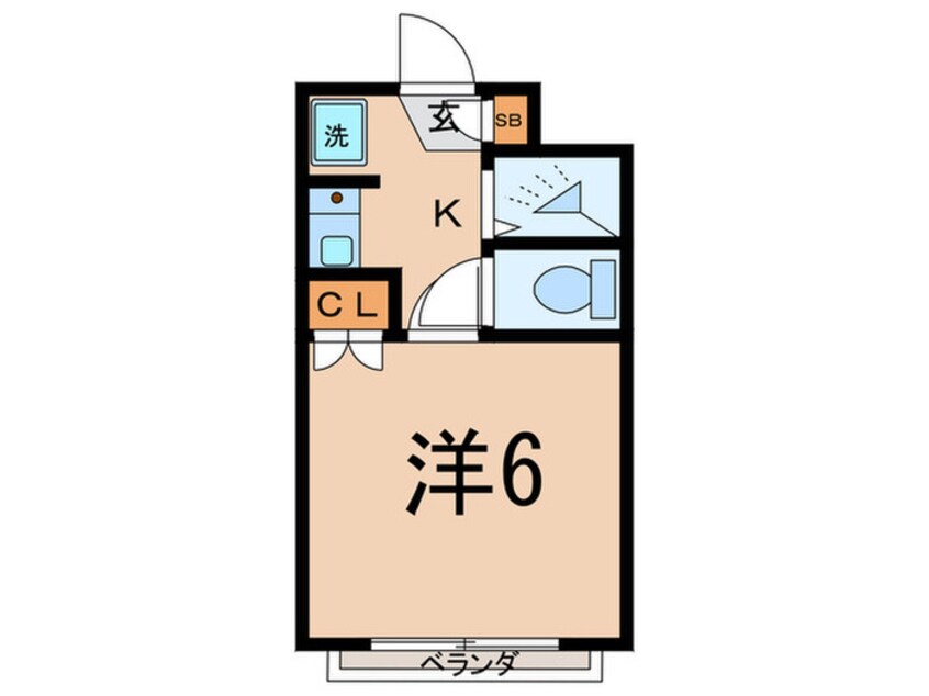 間取図 アサカシオン上野毛