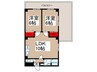 竹の塚ローヤルコーポ（301） 2LDKの間取り