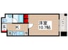 エスティメゾン銀座 1Kの間取り