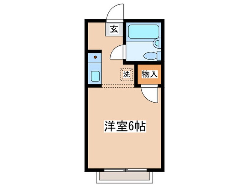 間取図 エクレール神代