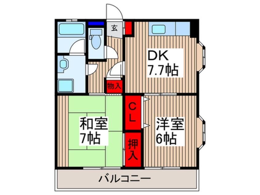 間取図 アップルビル