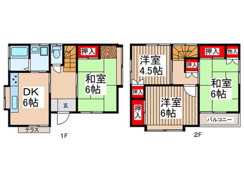 間取図 ハイツ徳川苑