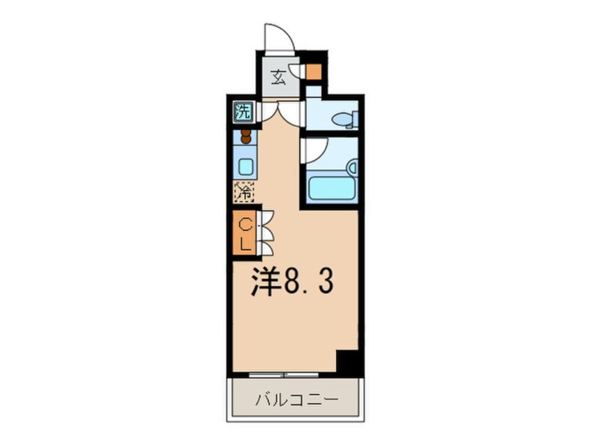 間取図 ガリシアヒルズ西麻布ＥＡＳＴ