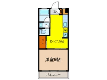 間取図 下落合グリーンパーク（８０４）