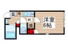 プロスペリティ北千住 1Kの間取り