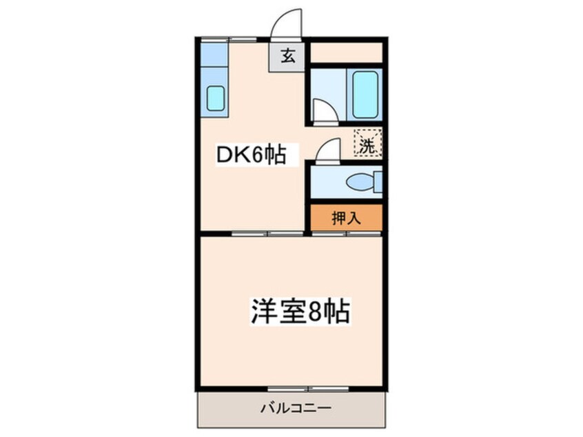 間取図 第３コスモコーポ