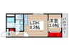 ＢＨ新松戸Ⅰ 1LDKの間取り