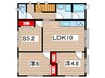 アイネス森下 2LDK+Sの間取り