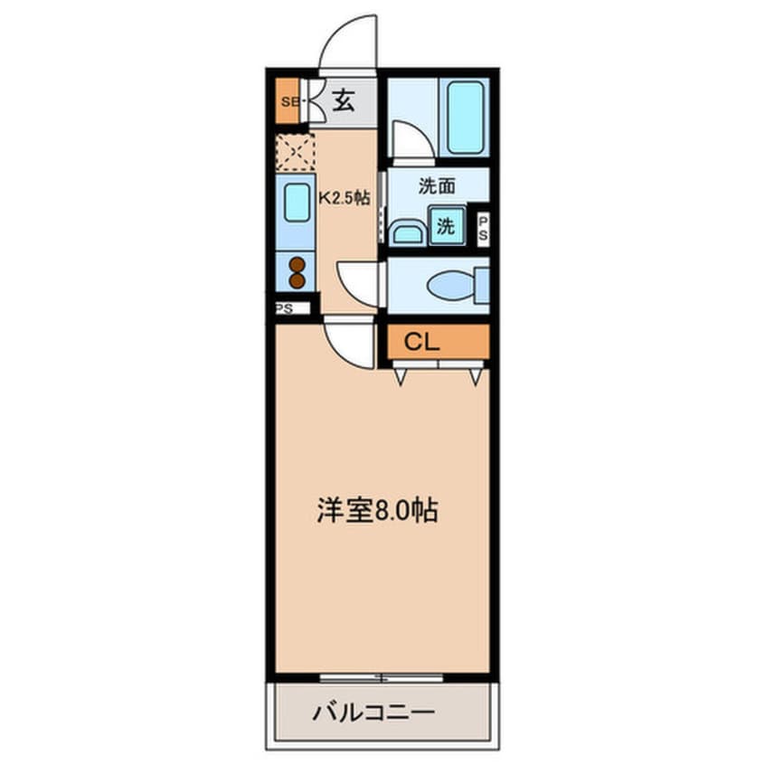 間取図 ORBITAL8