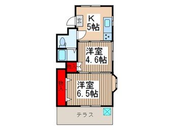 間取図 レジデンス・ルージュ