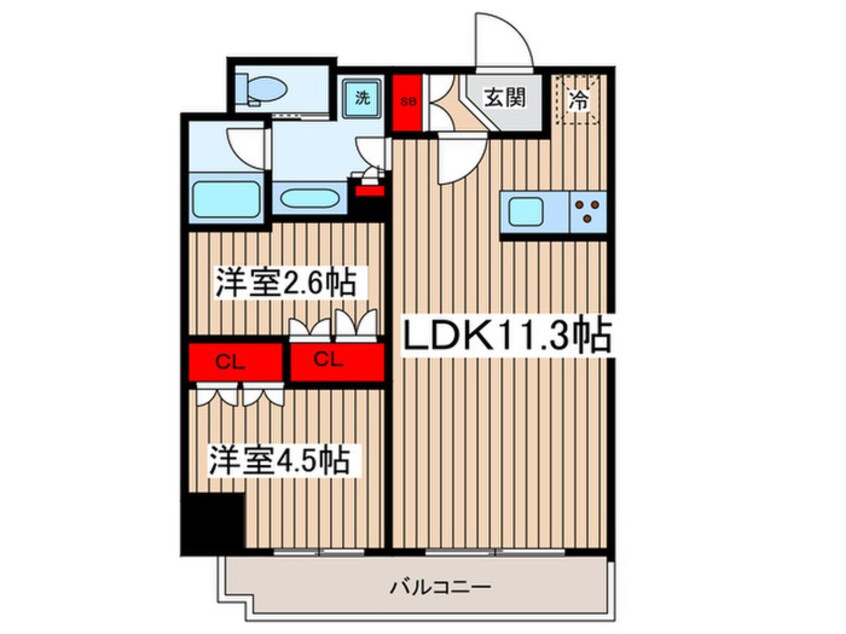 間取図 アーバネックス両国