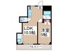 ドエル南浦和 1LDKの間取り
