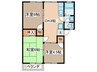 光ハイツ 3DKの間取り