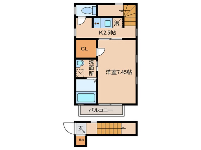 間取図 スタジオアプト