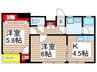 ビバーチェ　２ 2Kの間取り