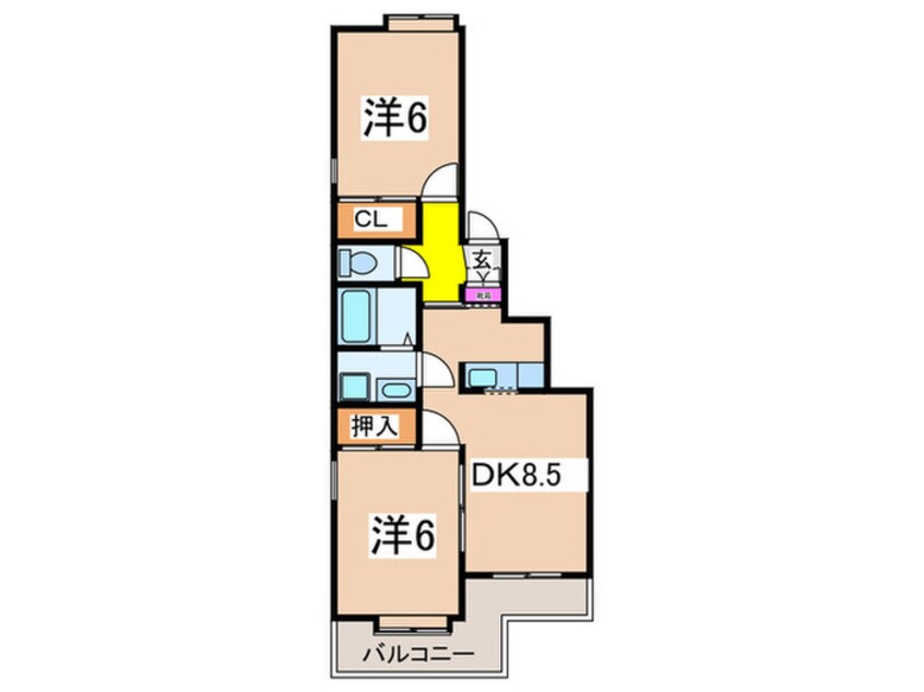 間取図 ミラ．ド－ル