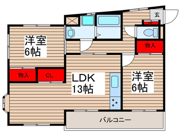 間取り図 ＰＬＥＮＤＹ松戸新田