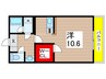 リジエ－ル 1Rの間取り