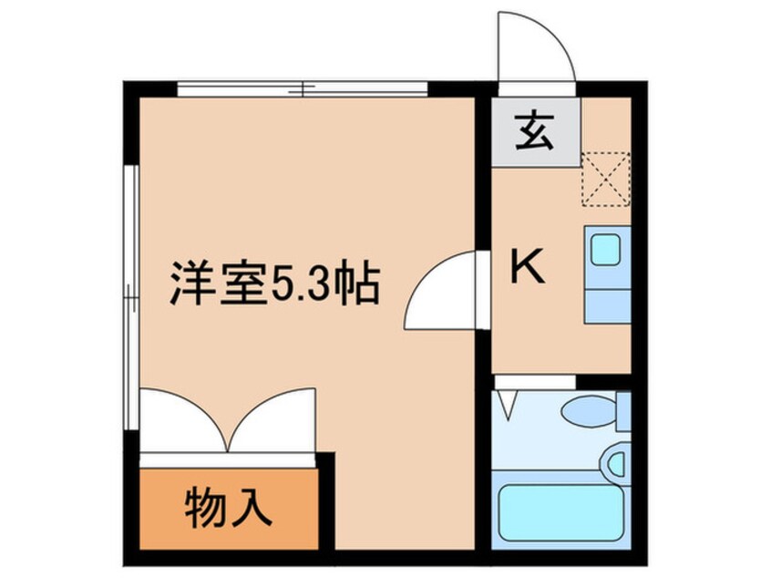 間取図 第２コーポフジミ
