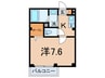 Ｍ　Ｇｌａｎｚ 1Kの間取り