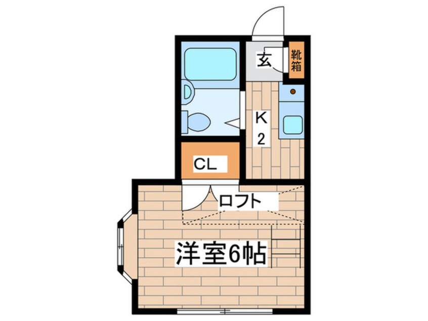 間取図 グリーンハイツ飛田給