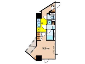 間取図 ｻﾞ･ﾊﾟｰｸﾊﾋﾞｵ荏原中延ﾌﾟﾚｲｽ