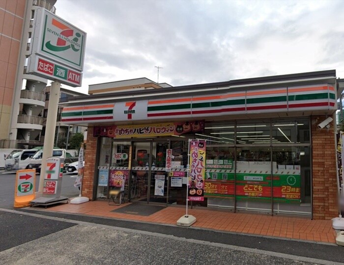 セブンイレブン品川東中延2丁目店(コンビニ)まで68m ｻﾞ･ﾊﾟｰｸﾊﾋﾞｵ荏原中延ﾌﾟﾚｲｽ