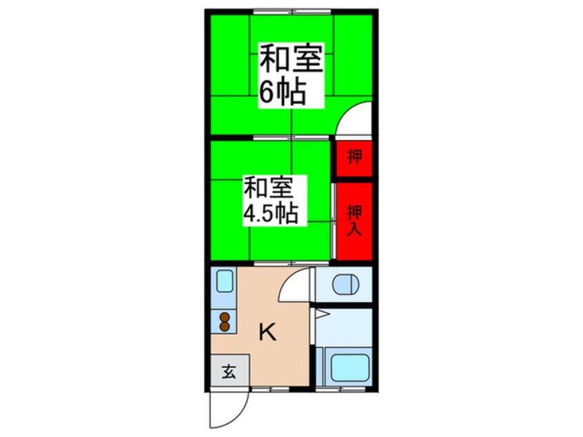 間取図 ハイツ曙