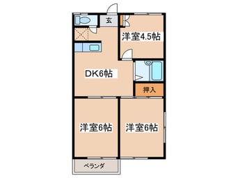 間取図 ア－デルホ－ム