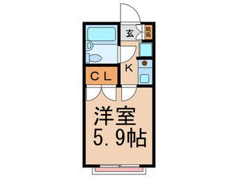 間取図 スカイピア蓮根