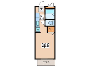 間取図 コーポ信和２