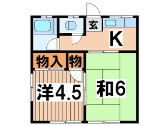 間取図 榎本アパ－ト２