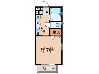 間取図 シャルム旗の台