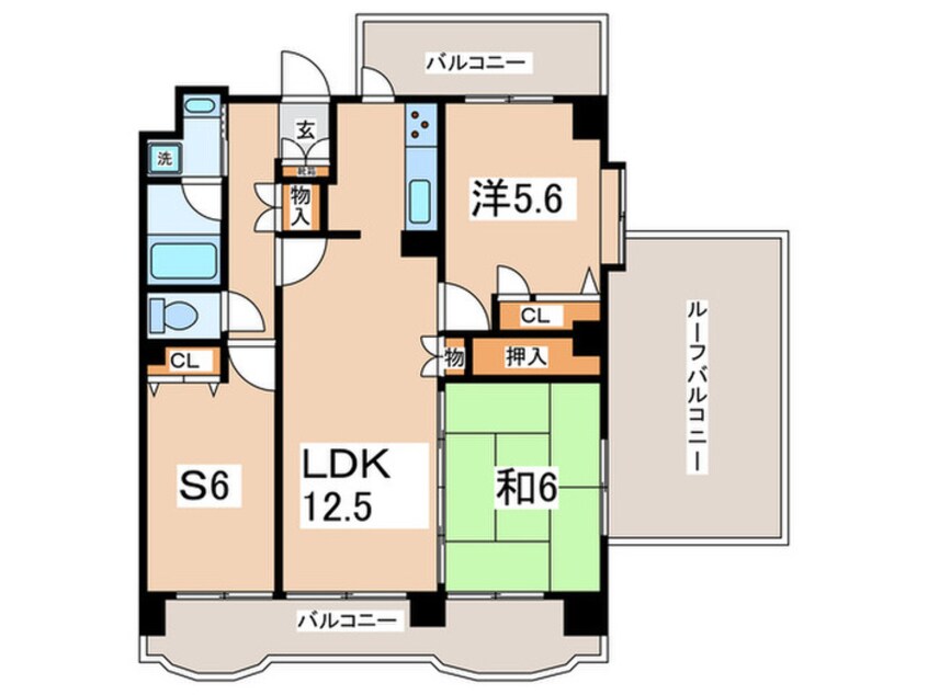 間取図 リベラル番田弐番館(311)