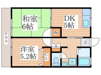 間取図 シティーハイム高倉