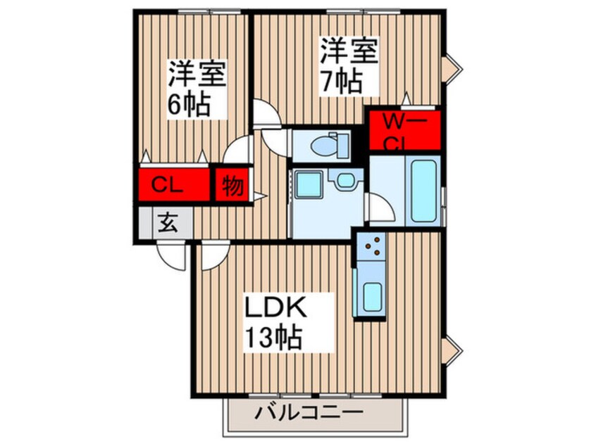 間取図 第二パークハイツ